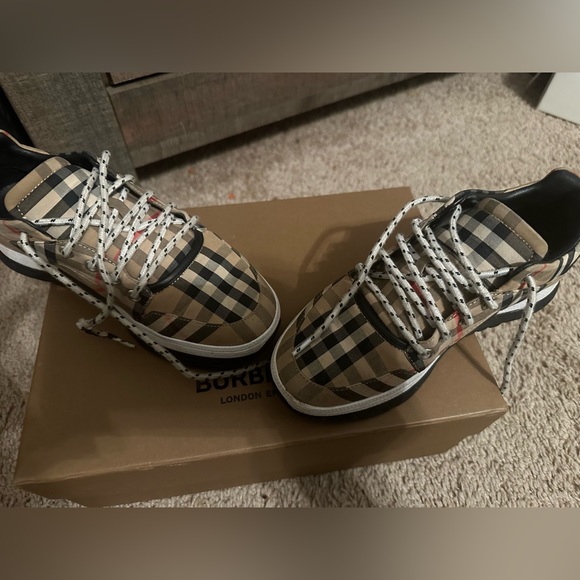 Boys Burberry Sneakers. I have two pairs of them and they both are for sale.